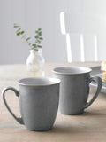 Denby Light Grey Elements coffee mugs set of 4, 330ml - British product