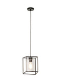 BHS Hardy 1-punkts buranheng taklampe matt svart britisk merke