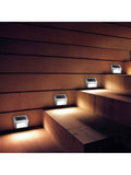 SolarCentre solar step lights 4 pack silver (British brand)