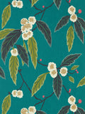 Harlequin Blue Coppice wallpaper sample, UK version