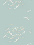 Sanderson Home Blue Larina wallpaper sample - British product