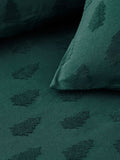 Furn Pine Green Tufted Tree Festive Duvet Cover and Pillowcase Set - British product