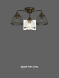Brass Gloucester spare shade 11cm height, imported from the UK