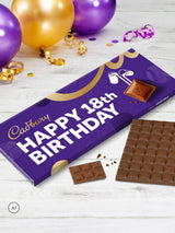 McGrocer Cadbury Dairy Milk Giant 18th Birthday Chocolate Bar 850g- Buy online at McGrocer