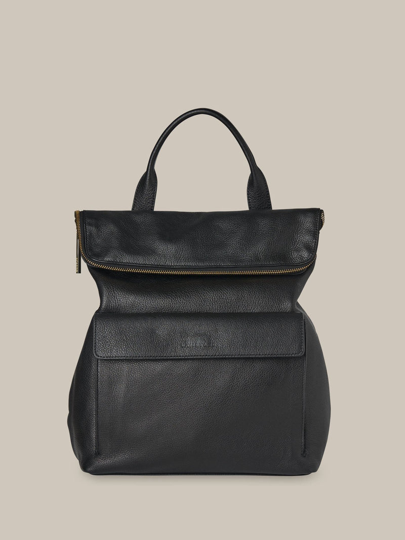 Whistles Black Verity Backpack, imported from the UK