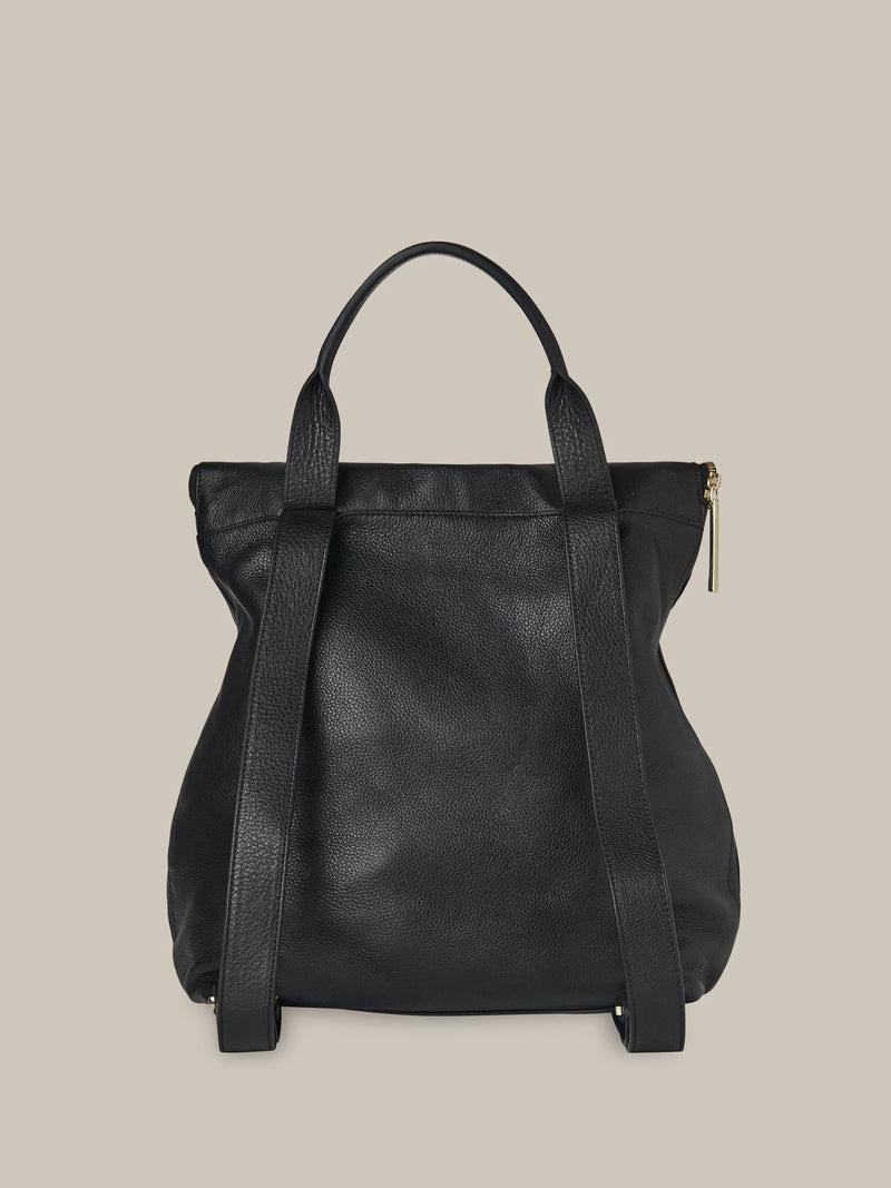 Whistles Black Verity Backpack, imported from the UK