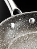 Stellar Grey Rocktanium Non Stick Wok 30cm