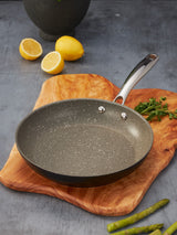 Next Stellar Grey Rocktanium Non-Stick Frying Pan 24cm- Buy online at McGrocer