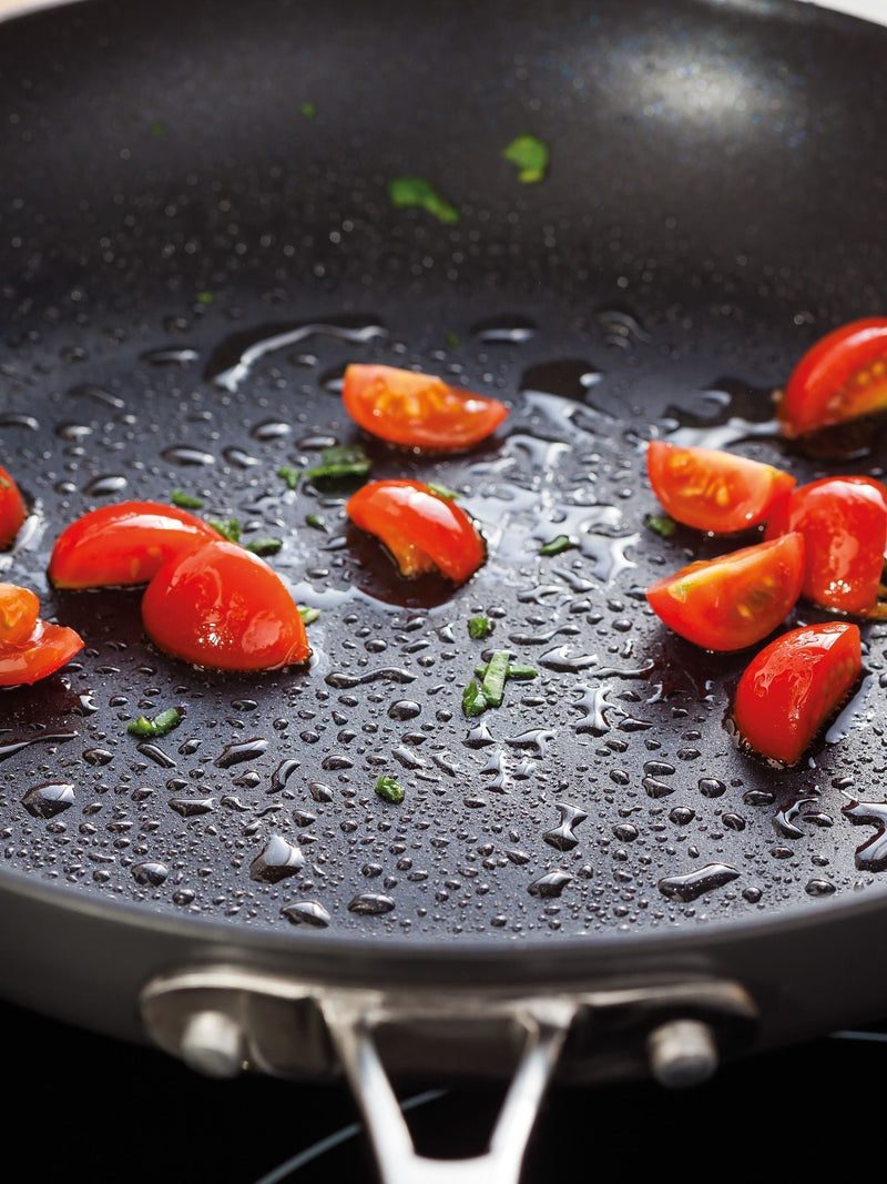 Stellar silver hard anodised non-stick 5 piece saucepan set - British product