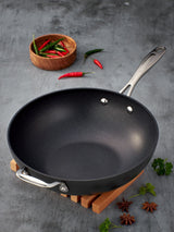 Next Stellar Grey Element 28cm Non-Stick Wok- Buy online at McGrocer
