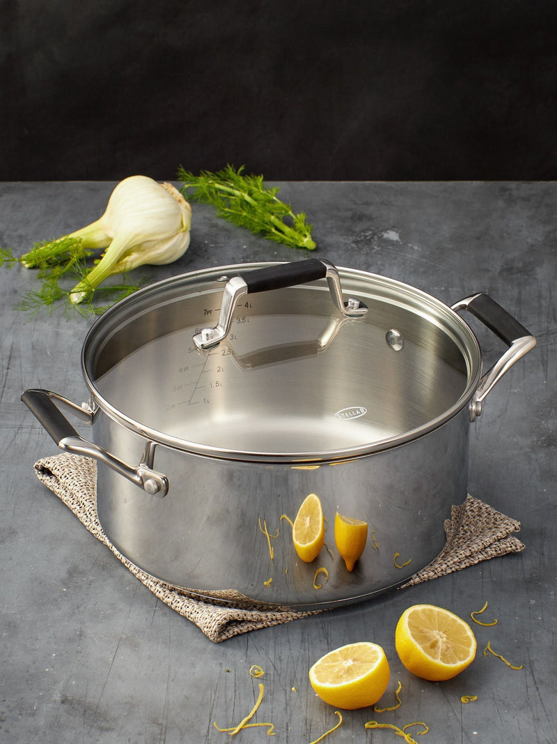 Stellar Grey Flow 24cm 4.5L casserole dish (British brand)
