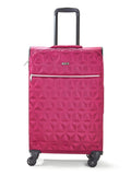 Rock Luggage Pink Jewel medium suitcase, imported from the UK