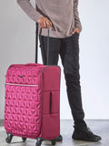 Rock Luggage Pink Jewel medium suitcase, imported from the UK
