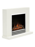 Be Modern White Colby electric fireplace, imported from the UK