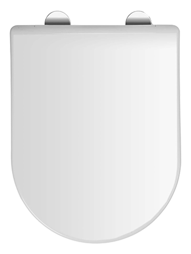 CROYDEX White Malo Long D Shape Toilet Seat - British product