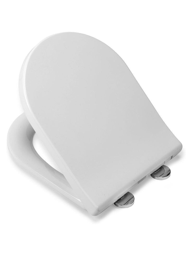 CROYDEX White Malo Long D Shape Toilet Seat - British product