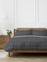 Next Copenhagen Home Black Arri Duvet Cover and Pillowcase Set- Buy online at McGrocer