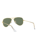 Lunettes de soleil aviateur Ray-Ban Arista Gold pour enfants, version UK