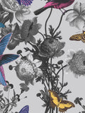 Graham & Brown grå Jardin blomstret tapet 10m - Britisk produkt