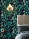 Graham Brown Yasuni wallpaper sample in Midnight Blue, UK version
