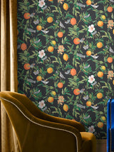 Next Graham & Brown Black Amalfi Wallpaper Sample- Buy online at McGrocer