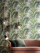 Next Graham & Brown Lush Green Yasuni Wallpaper Sample- Buy online at McGrocer