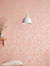 Next Graham & Brown Coral Pink Grace Wallpaper Sample- Buy online at McGrocer