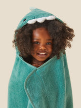 Next MORI Green Dino Supersoft Hooded Towel 100 x 88 cm- Buy online at McGrocer