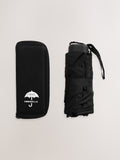 Black compact umbrella with travel case, imported from the UK