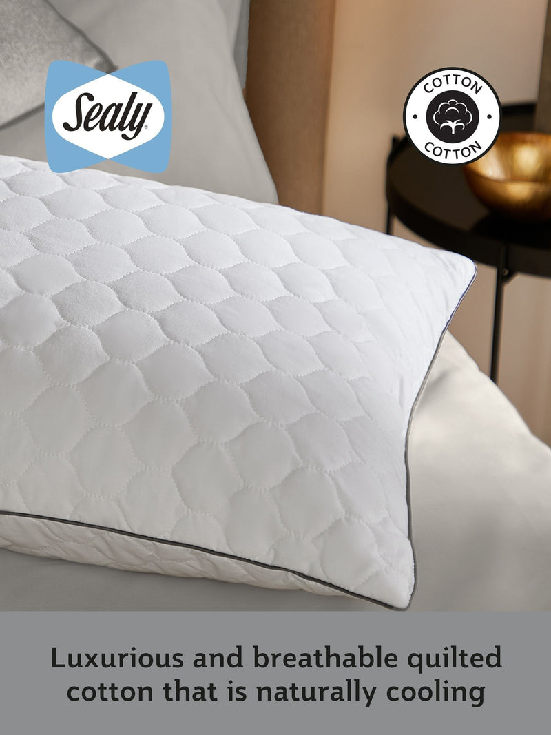Sealy Deeply Full cotton pillow (British brand)