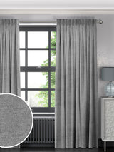 Next Grey Lazio Made To Measure Curtains- Buy online at McGrocer