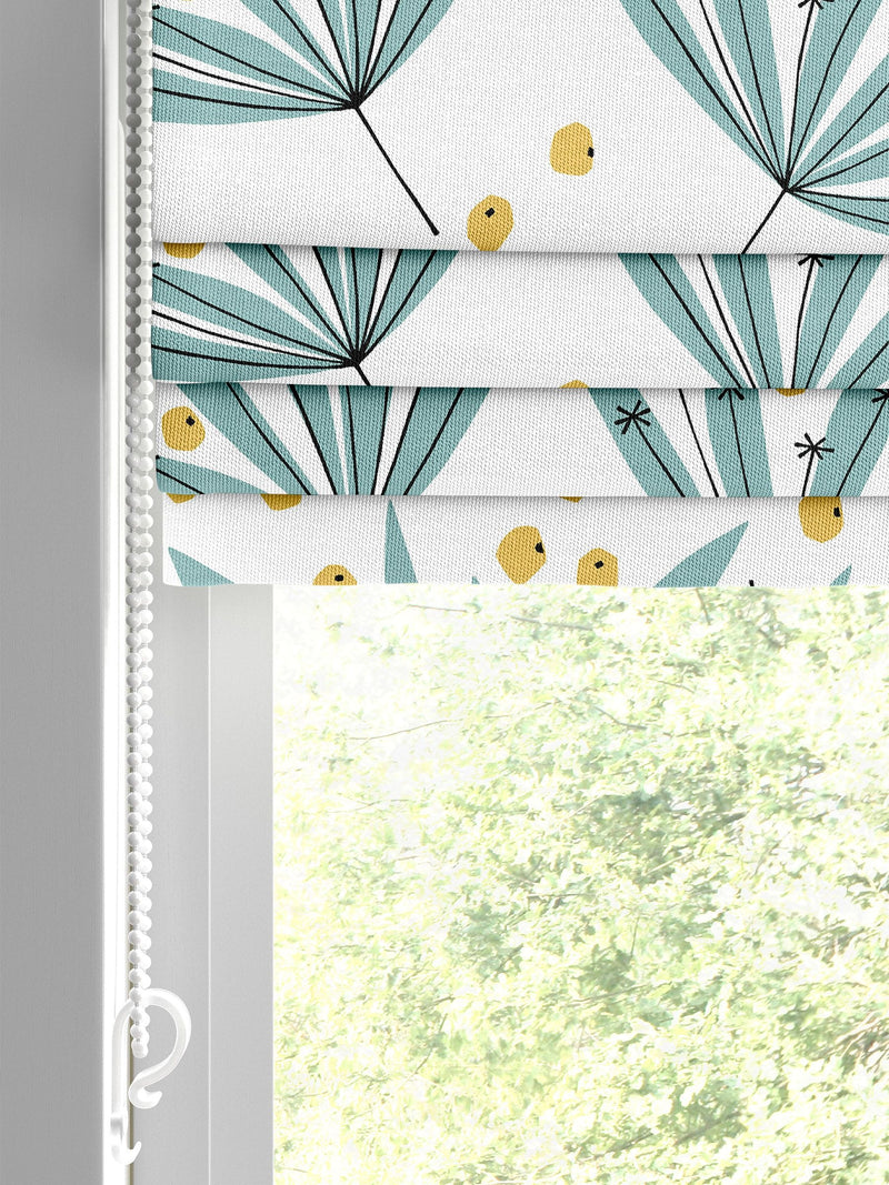 MissPrint Wildflower Tidy Tips roman blind, UK version