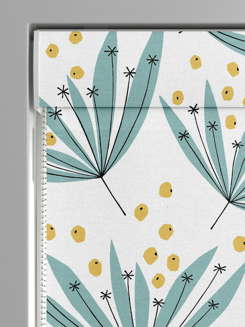 MissPrint Wildflower Tidy Tips roman blind, UK version