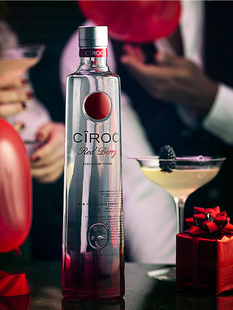 Ciroc red berry flavoured French vodka 70cl - British product