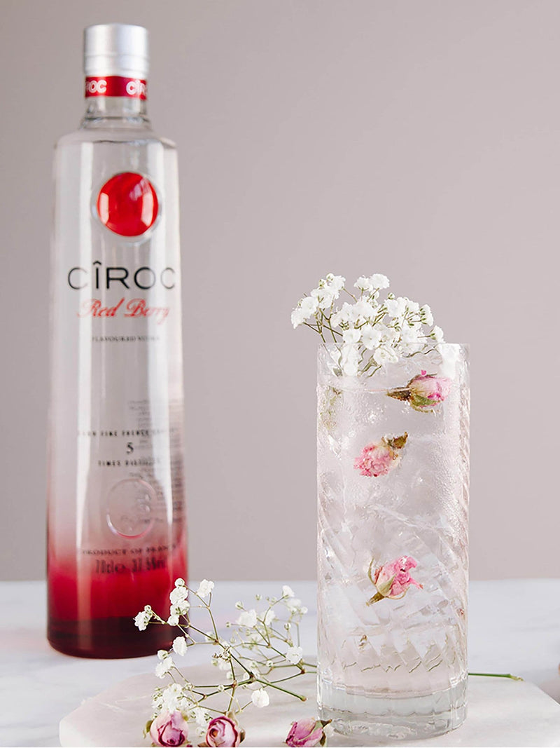 Ciroc red berry flavoured French vodka 70cl - British product