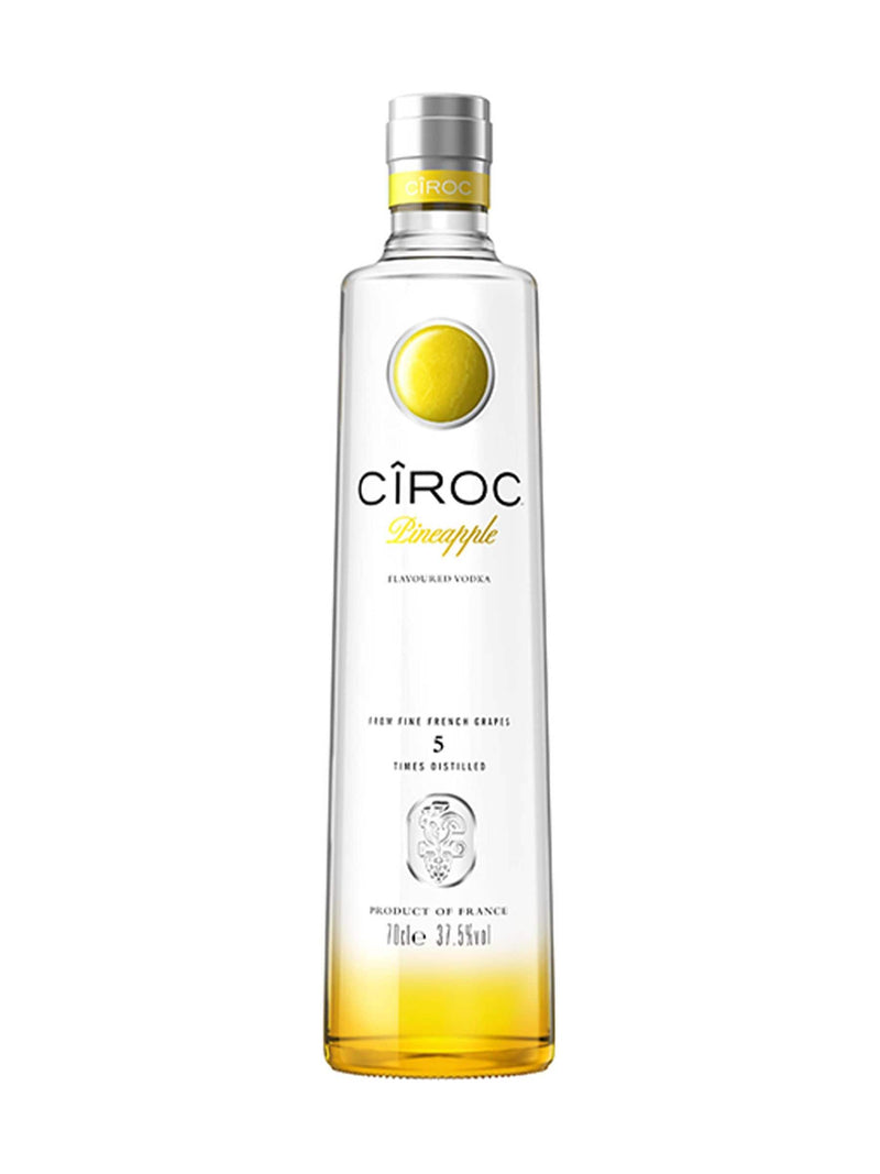 Ciroc pineapple flavoured French vodka 70cl, imported from the UK