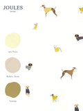 Joules Creme Harbour Dogs wallpaper, UK version