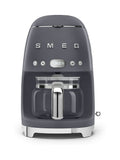 Smeg grey drip filter coffee machine (British brand)