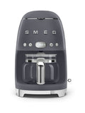 Smeg grey drip filter coffee machine (British brand)