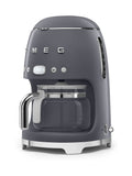 Smeg grey drip filter coffee machine (British brand)