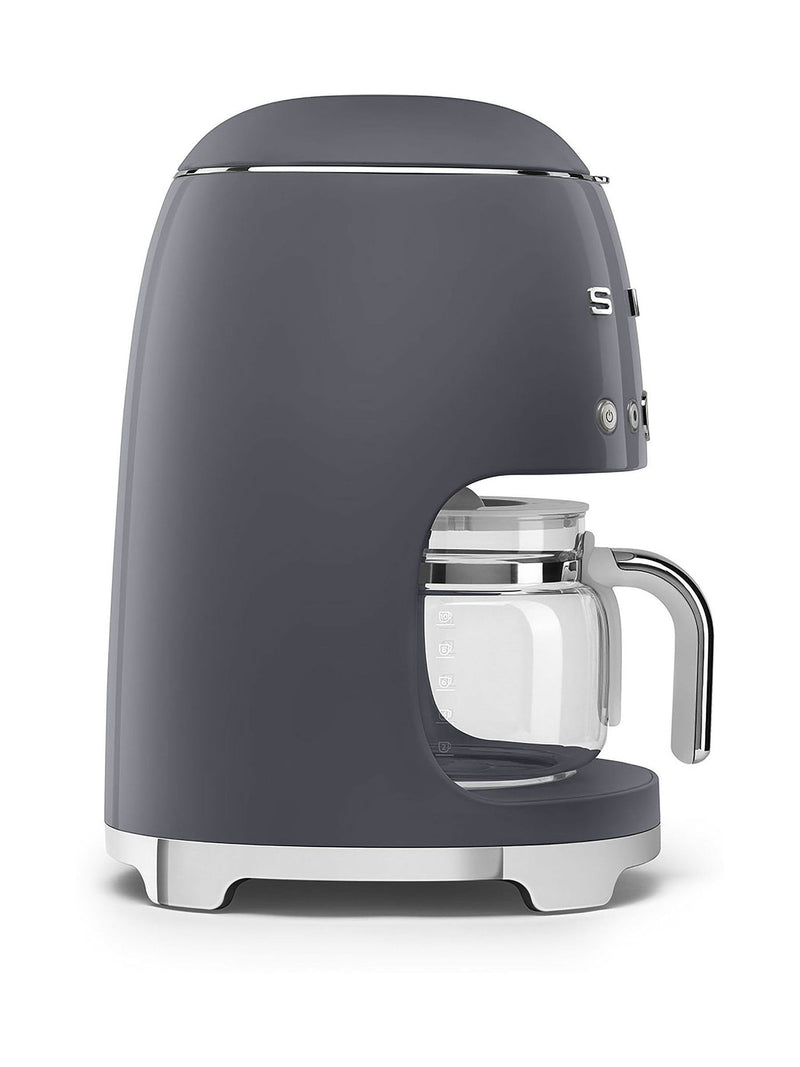 Smeg grey drip filter coffee machine (British brand)