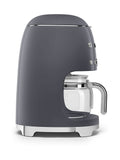 Smeg grey drip filter coffee machine (British brand)