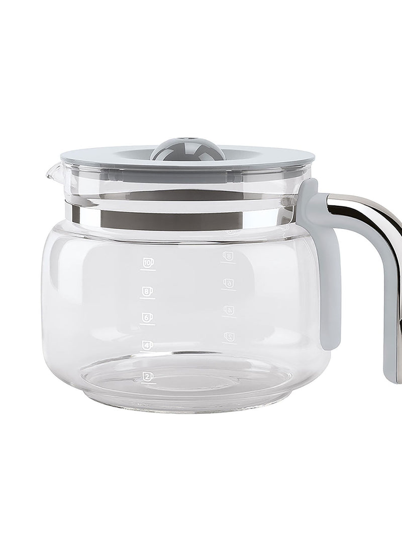 Smeg grey drip filter coffee machine (British brand)