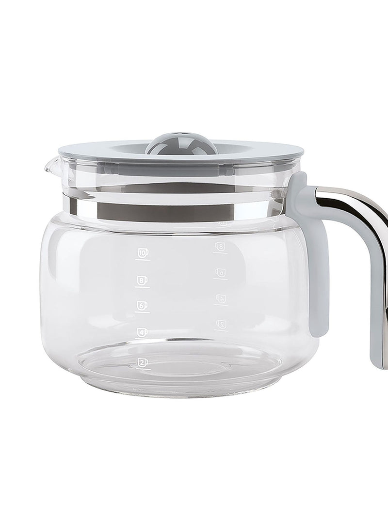 Smeg grey drip filter coffee machine (British brand)