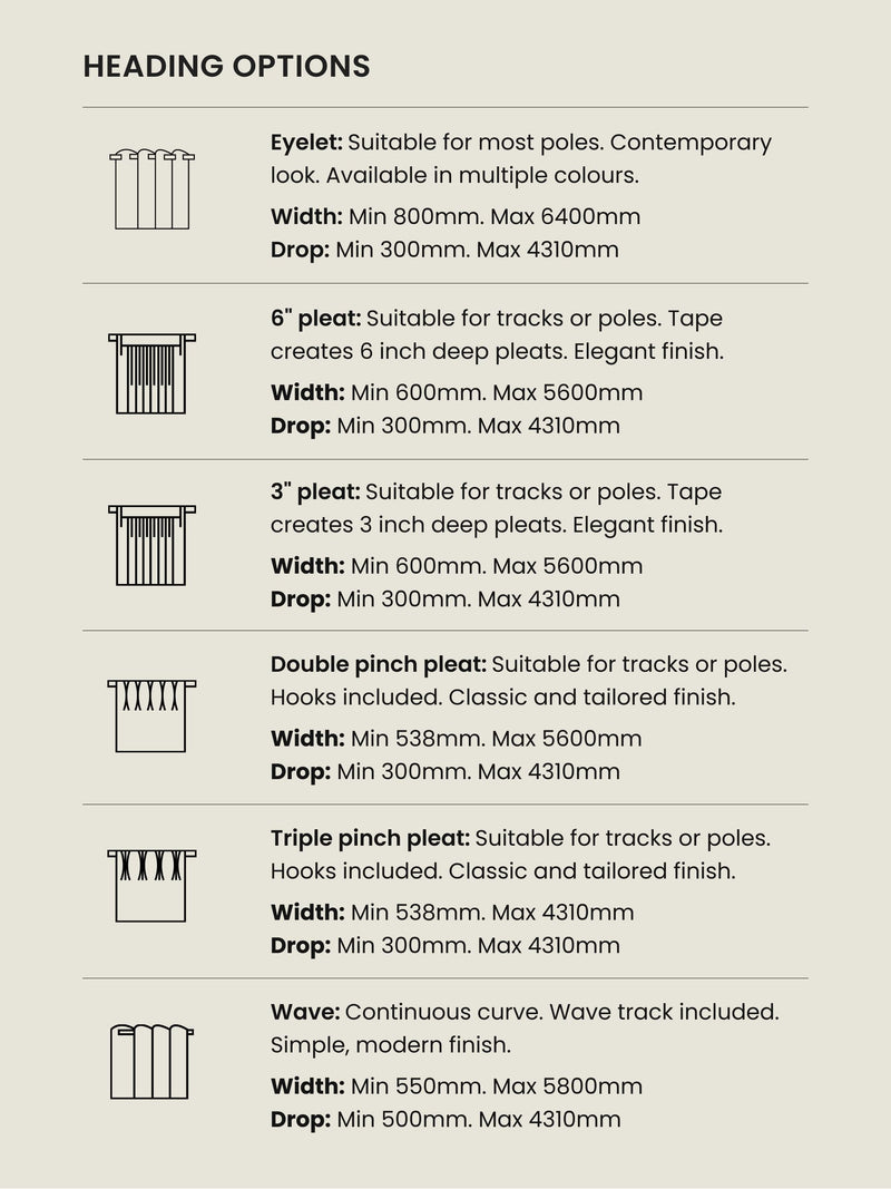 MissPrint Quarry Bloom Blossom made to measure curtains - British brand