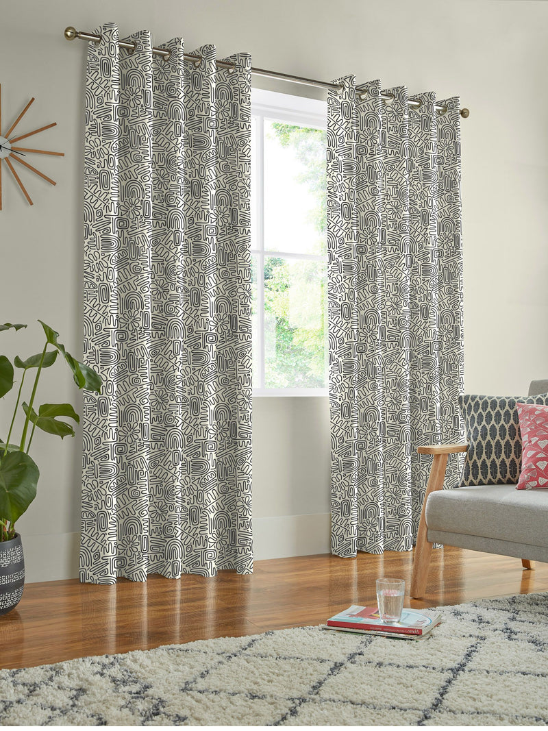 MissPrint Atacama Nazca curtains (British brand)