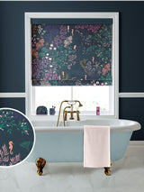 Next Sara Miller Navy Underwater 100% Cotton Roman Blind- Buy online at McGrocer