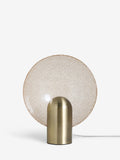 Rockett St George gold glass dish table lamp - British product
