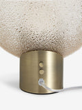 Rockett St George gold glass dish table lamp - British product