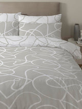 Copenhagen Home Stone Pablo Duvet Cover and Pillowcase Set